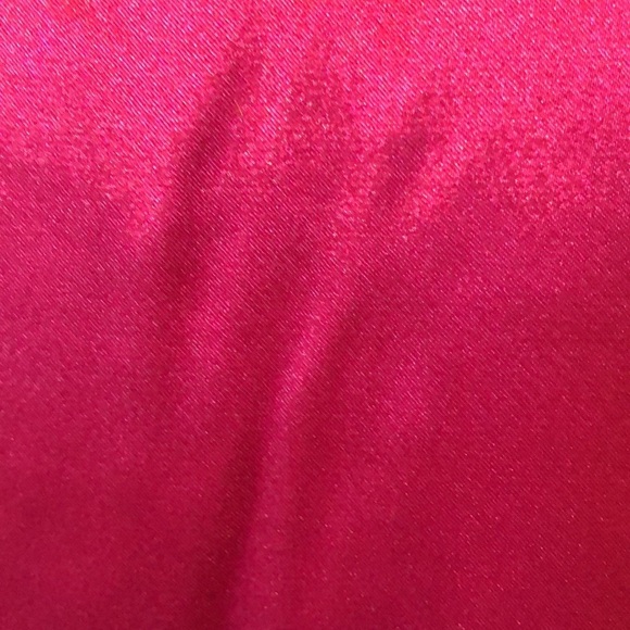 Victoria’s secret hot pink VTG button down long sleeve night gown blue collar  L - Picture 9 of 15